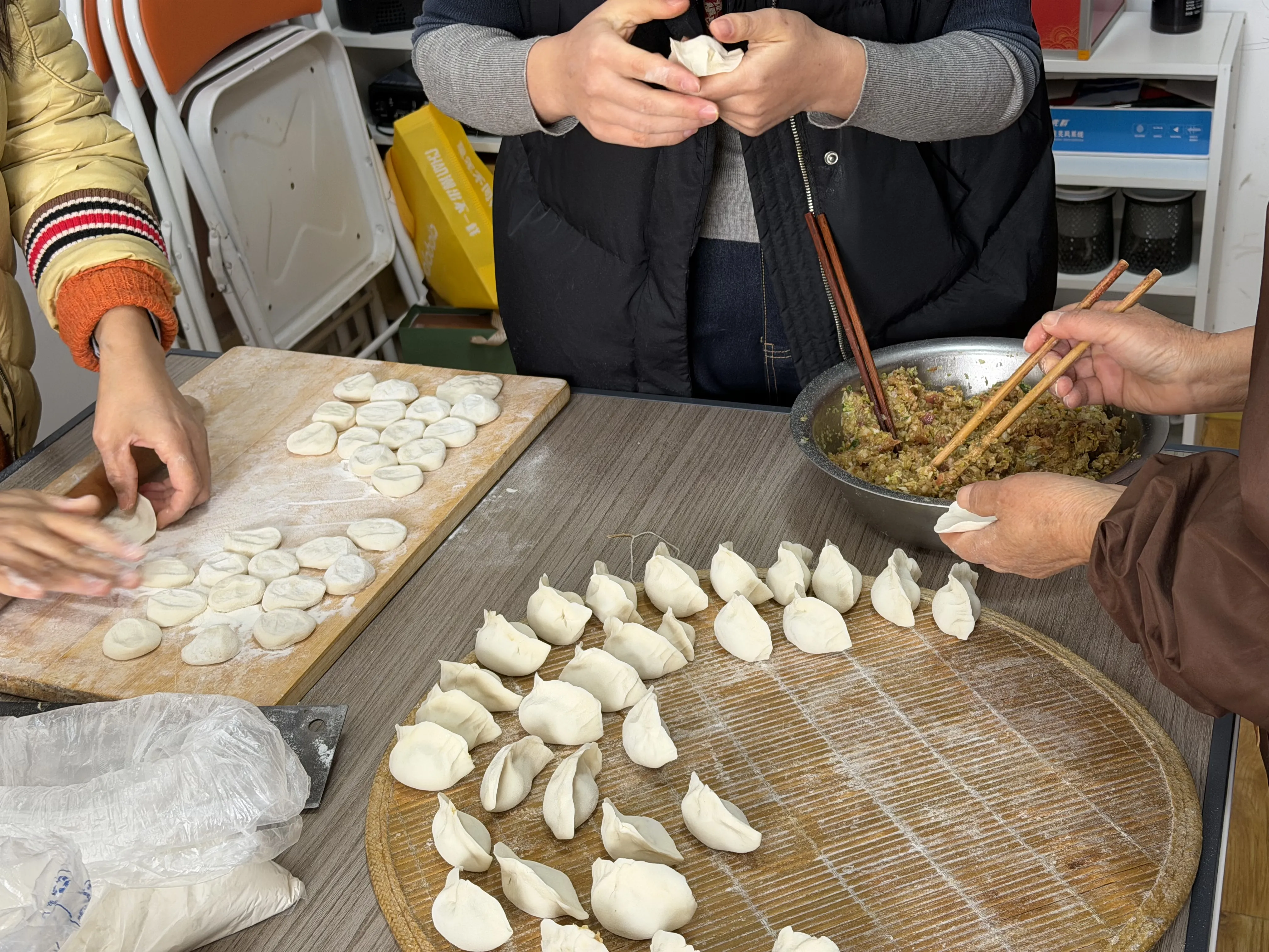 Zemeijia feiert das nördliche kleine Neujahr