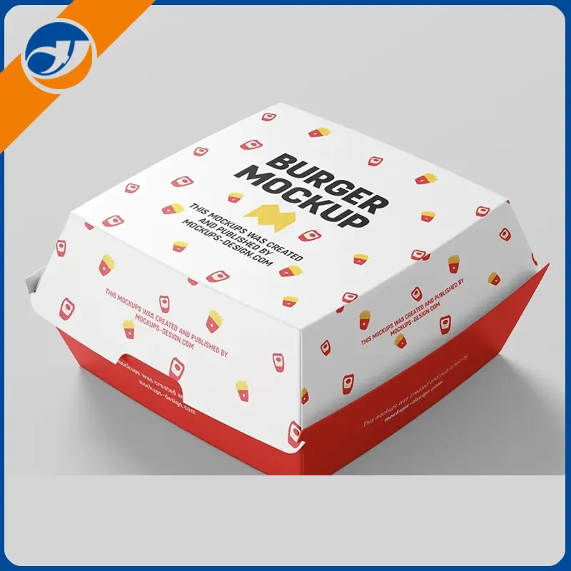 Buntes Hamburgerbox