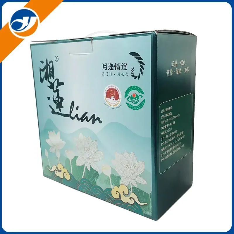 Tragbare Geschenkbox aus Wellpappe