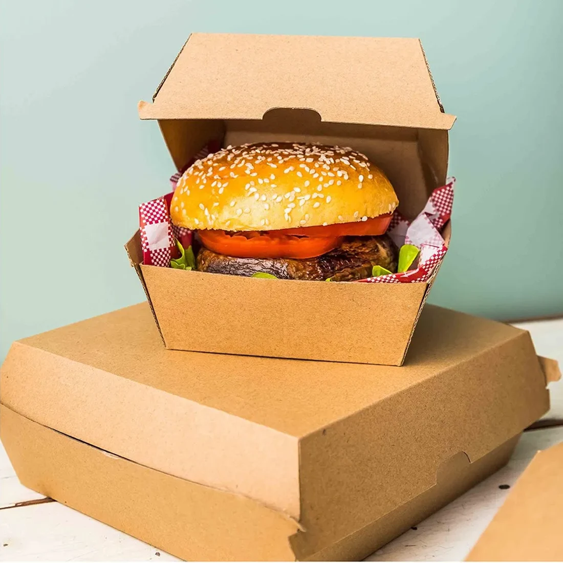 Hamburger boxes