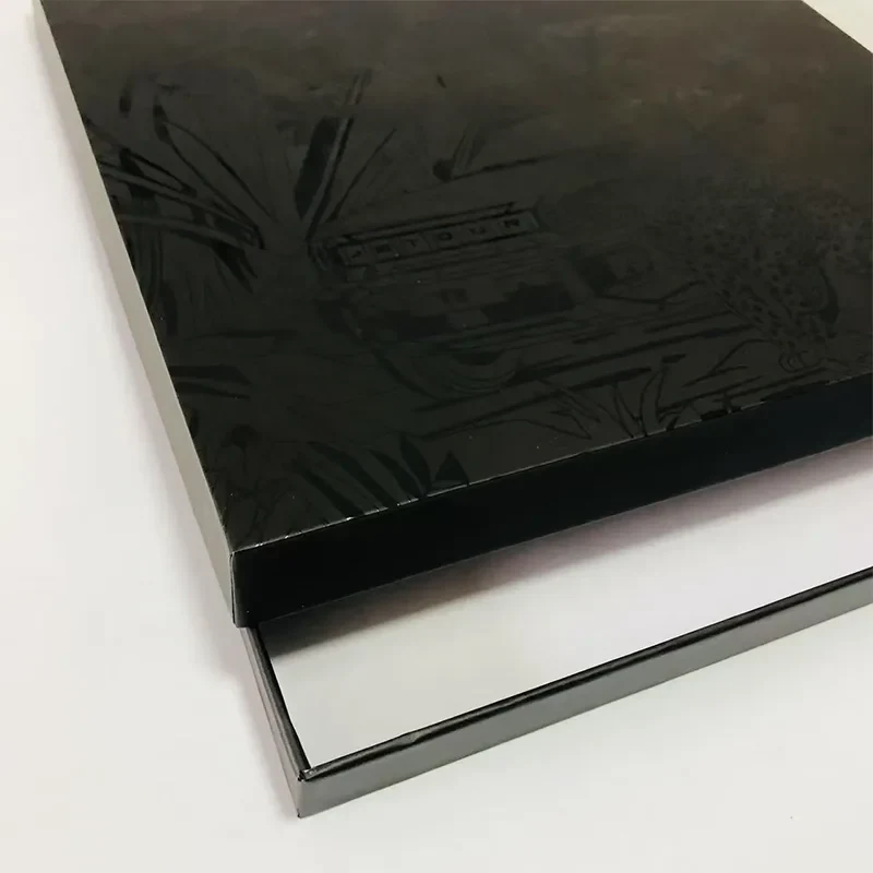 Matte Embossing Black Gift Box
