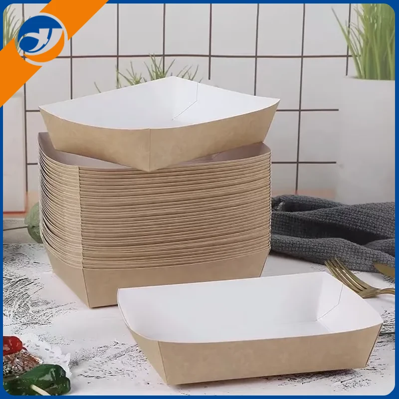 Papierboot-Tablett