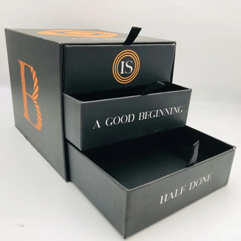 Geschenkbox aus starrem Papier